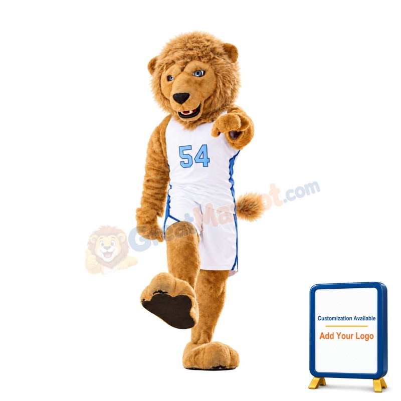 Sport University Lion Mascot Costume