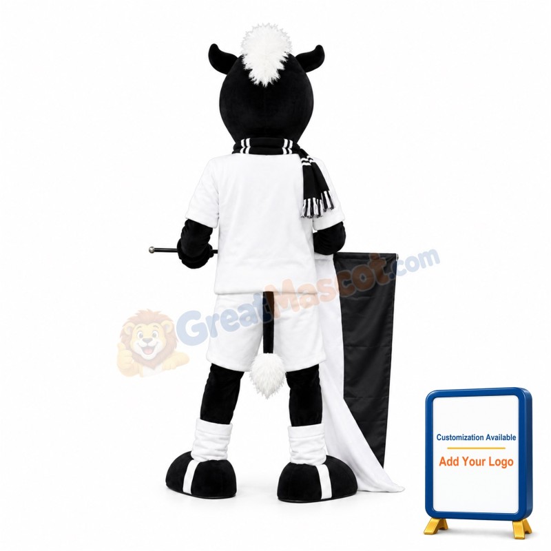 Black Horse Mascot Costume
