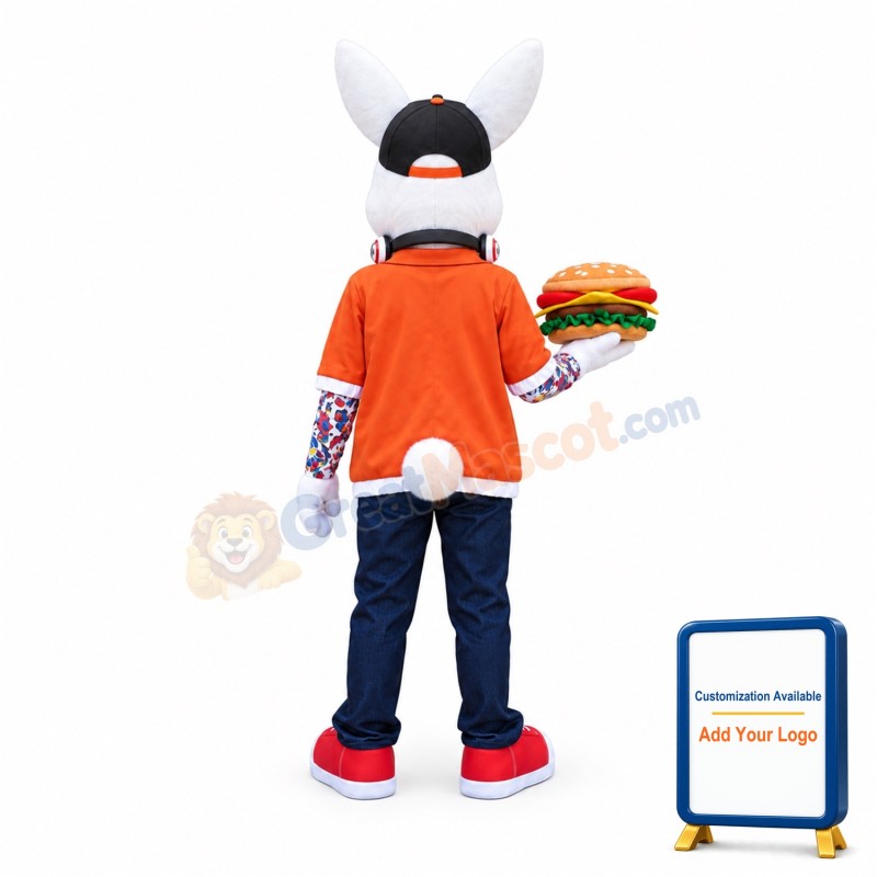 White Rabbit Mascot Costume