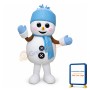 Blue Christmas Snowman Mascot Costume
