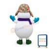 Super Cute Christmas Snowman Mascot Costume