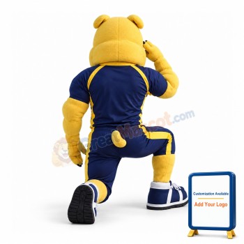 Power Sport Bulldog Mascot Costume