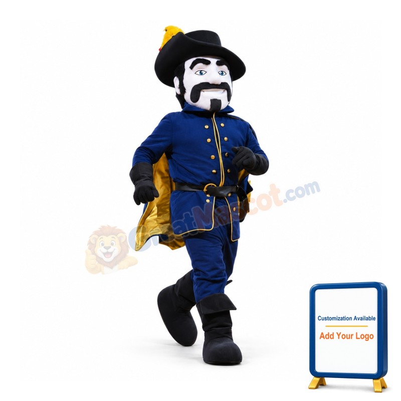 Happy Colonel Mascot Costume
