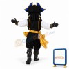 Blue Pirate Mascot Costume