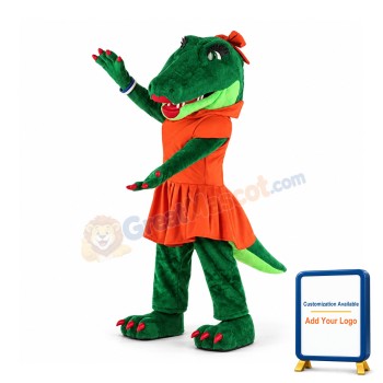 Beautiful Gator Mascot Costume