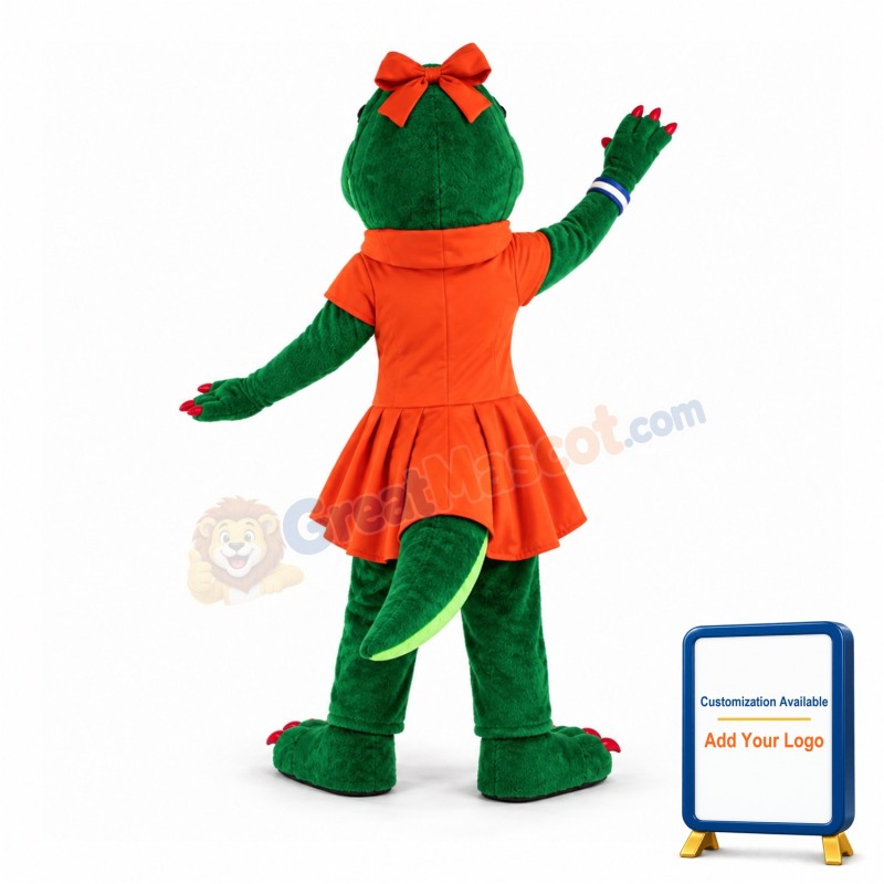 Beautiful Gator Mascot Costume