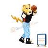 Lightning Leopard Mascot Costume
