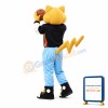 Lightning Leopard Mascot Costume