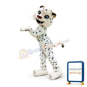Snow Leopard Mascot Costume
