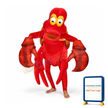 Red Crab Mascot Costume