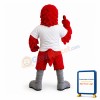 Red Sport Eagle Mascot Costume