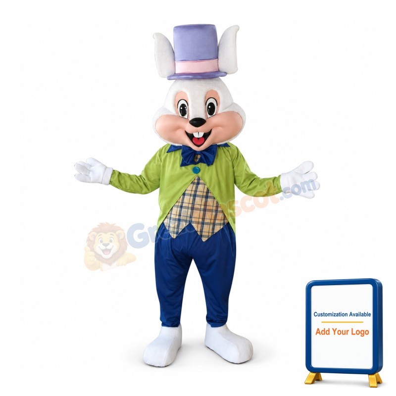 Happy Easter Rabbit Bunny Rabbit Mascot Costume
