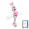 Happy Bunny Girl Mascot Costume
