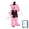 Super Pink Bear Mascot Costume