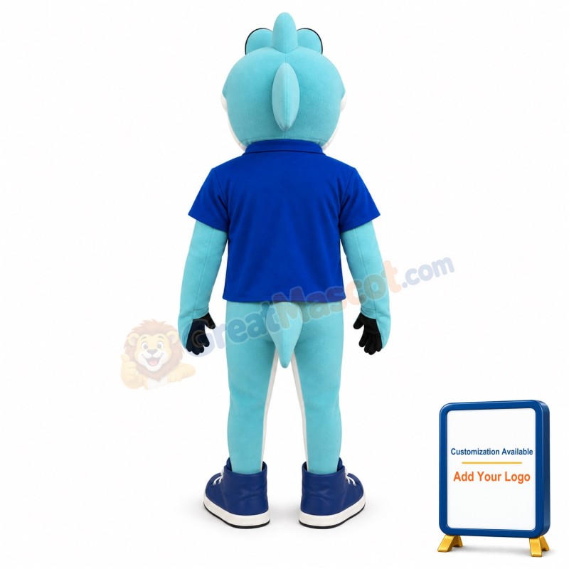 Cute Shark Mascot Costume