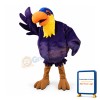 Purple Parrot Mascot Costume