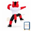 Happy College Wolf Mascot Costume