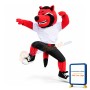 Happy College Wolf Mascot Costume