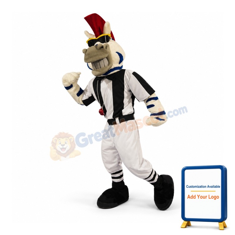 Cool Zebra Mascot Costume