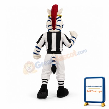 Cool Zebra Mascot Costume