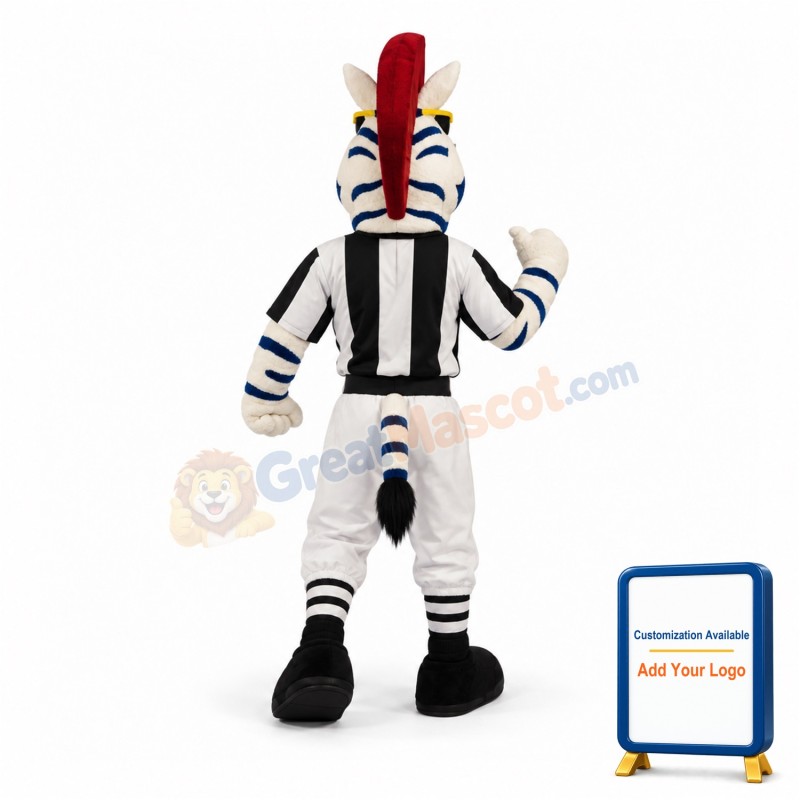 Cool Zebra Mascot Costume