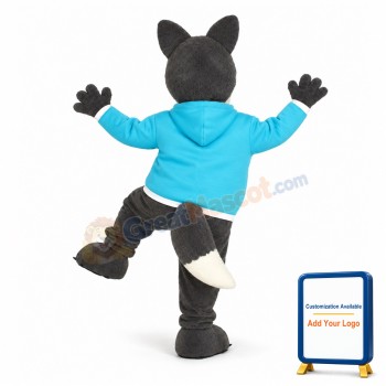 Cute Wolf Mascot Costume