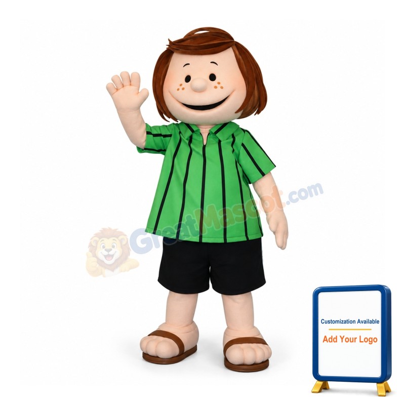 Linus Girl Mascot Costume