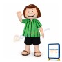 Linus Girl Mascot Costume