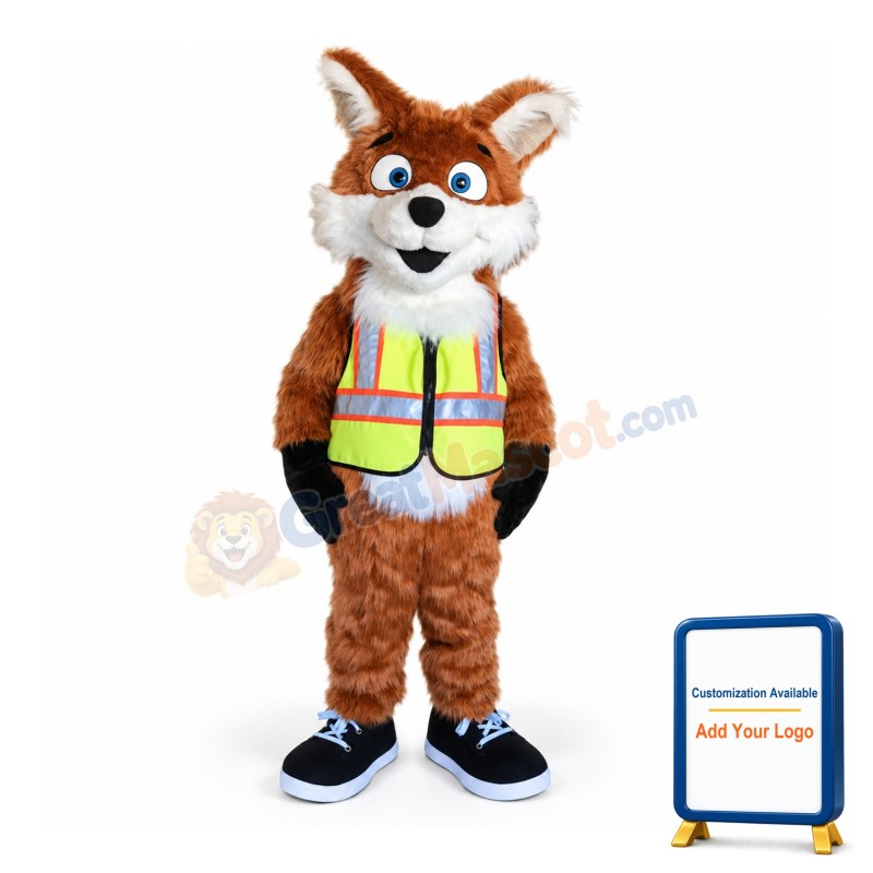 Lightweight Fox Mascot Costume