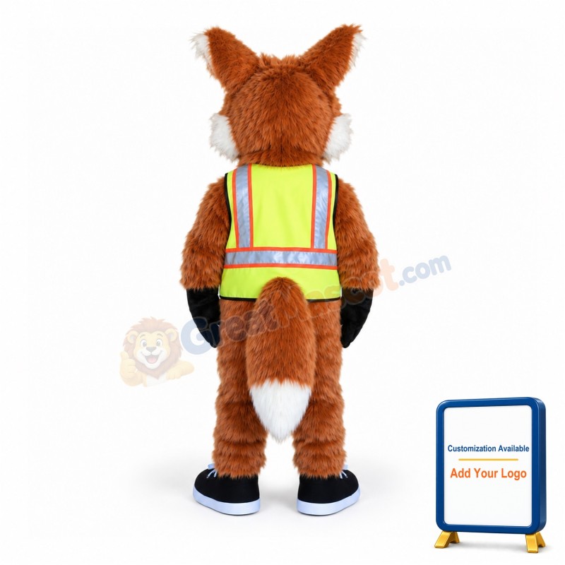 Lightweight Fox Mascot Costume
