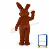 Brown Bunny Girl Mascot Costume