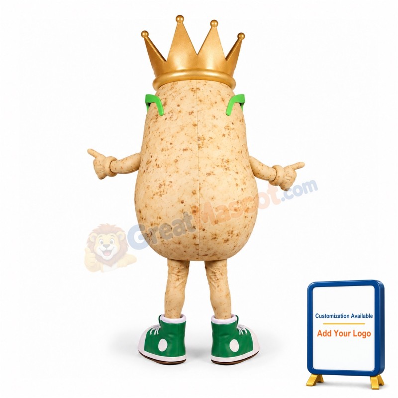 Potato King Mascot Costume