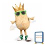 Potato King Mascot Costume