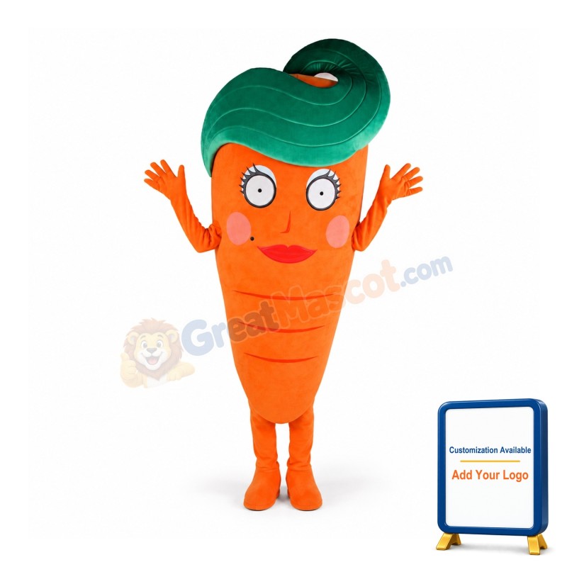 Funny Carrot Mascot Costume