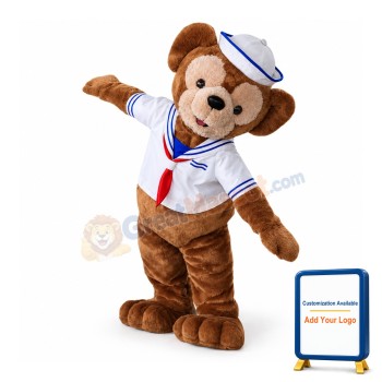 Navy Monkey Mascot Costume