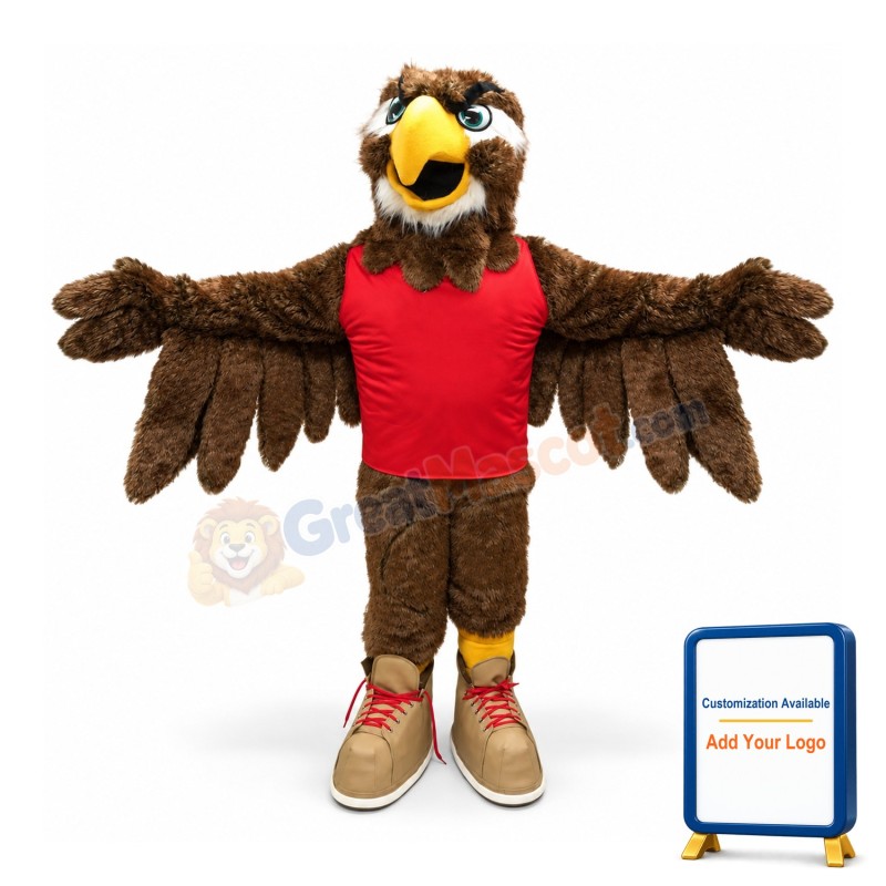 Sport School Hawk Mascot Costume