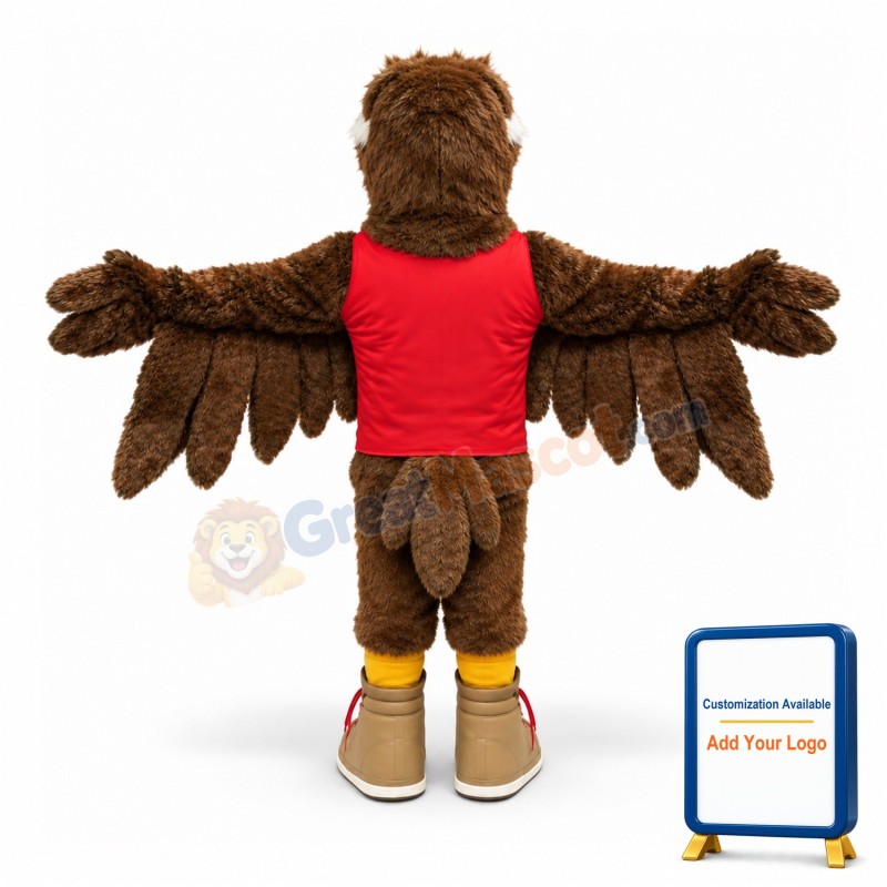 Sport School Hawk Mascot Costume