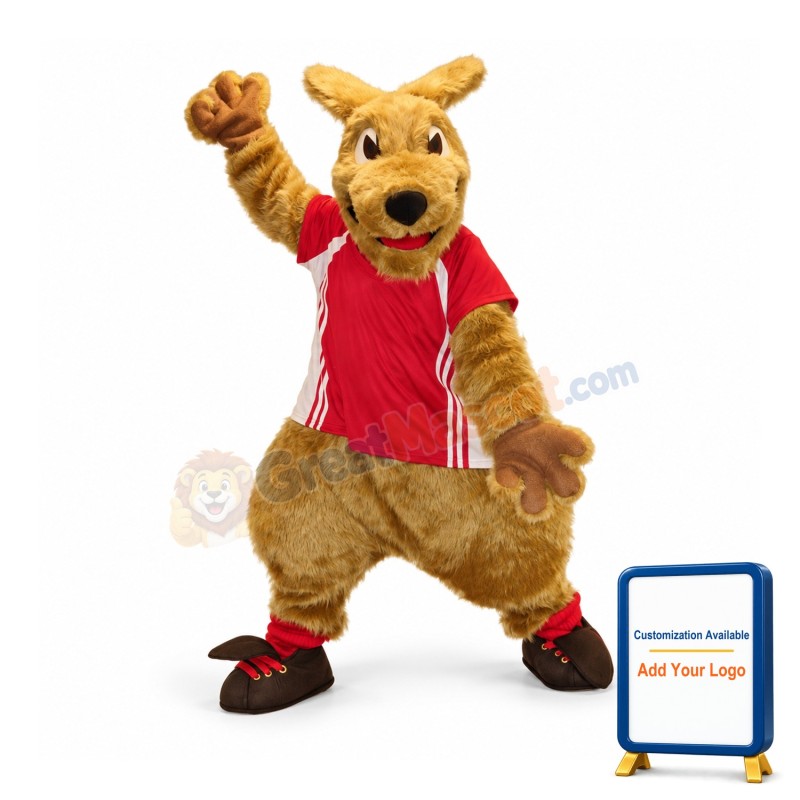 Sport Kangaroo Mascot Costume