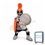 Silver Knight Mascot Costume
