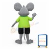 Little Mouse Boy Mascot Costume