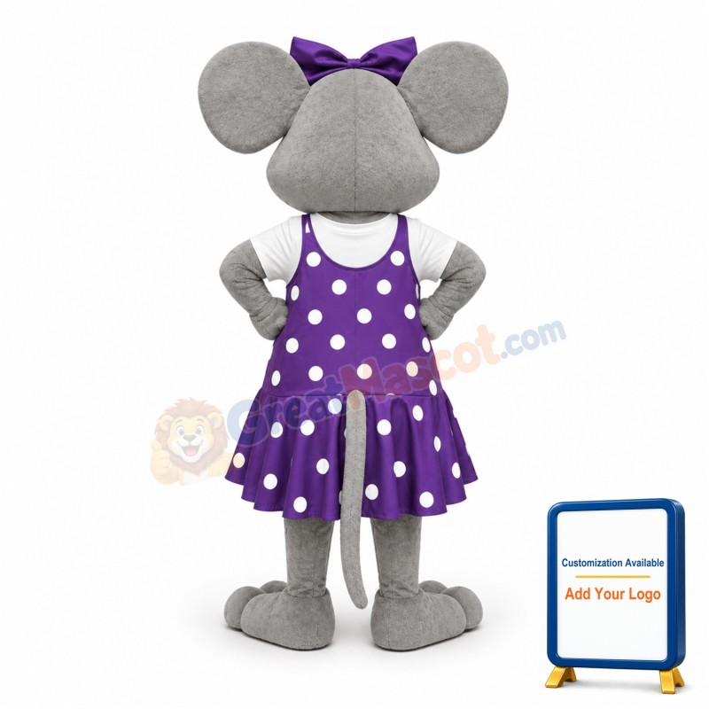 Beautiful Mouse Girl Mascot Costume