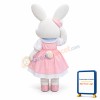 Pink Dress Rabbit Mascot Costume