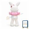 Pink & White Rabbit Mascot Costume