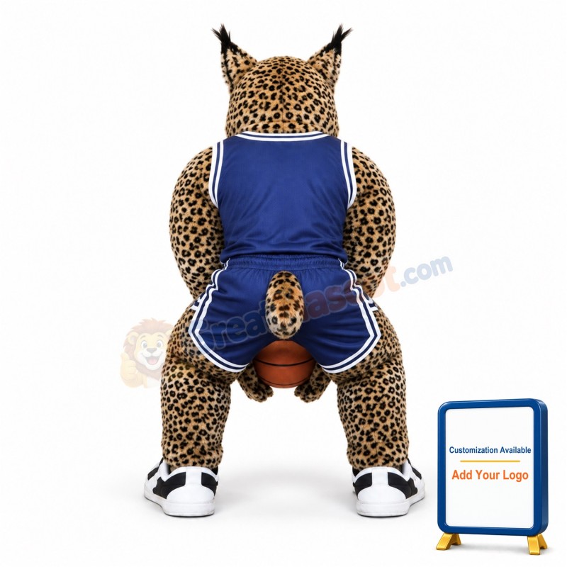 College Bobcat Mascot Costume