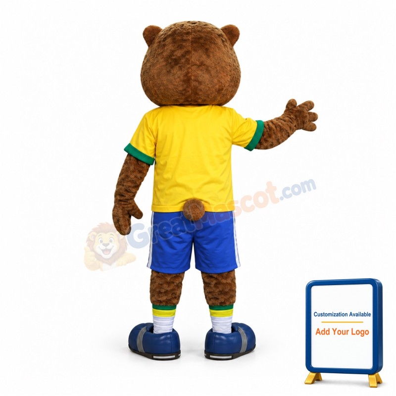 Sport Realistic Beaver Mascot Costume