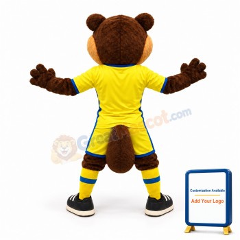 Realistic Sport Beaver Mascot Costume