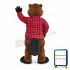Handsome Beaver Mascot Costume
