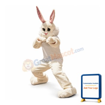 Energetic Bunny Mascot Costume