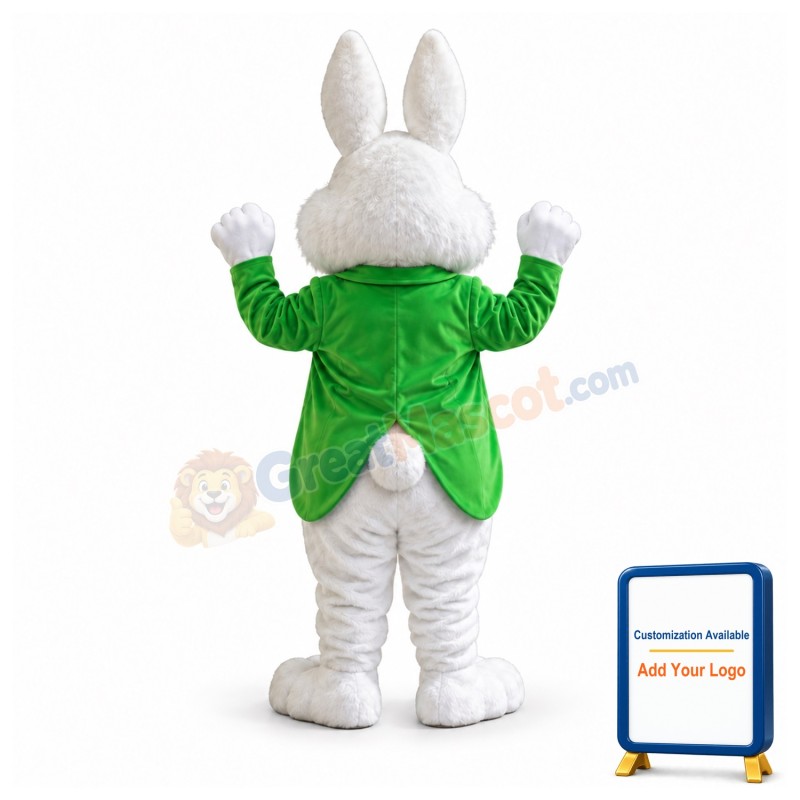 Friendly Rabbit Mascot Costume