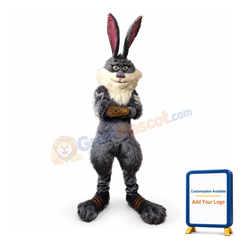 Power Bunny Mascot Costume
